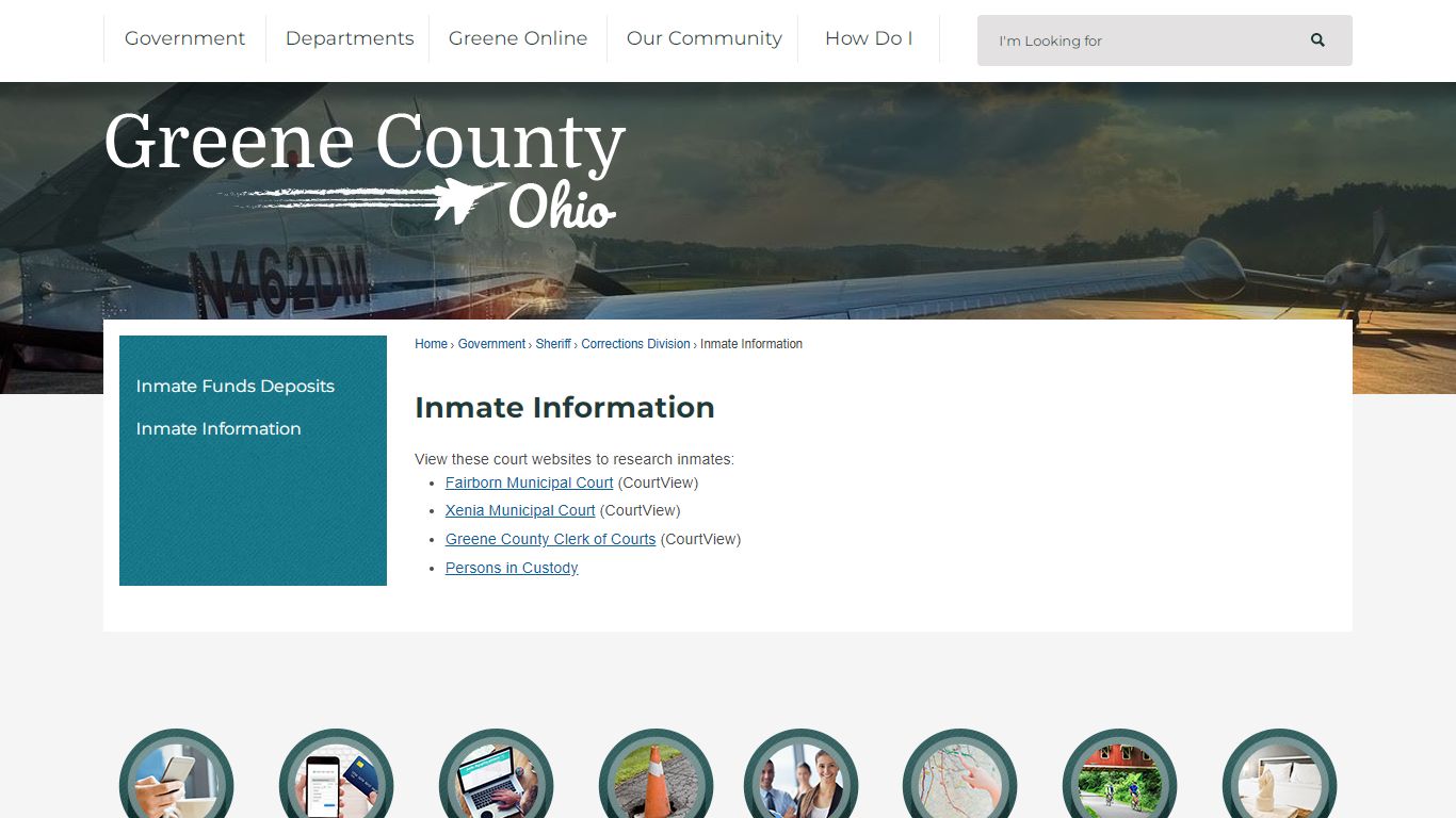 Inmate Information | Greene County, OH - Official Website